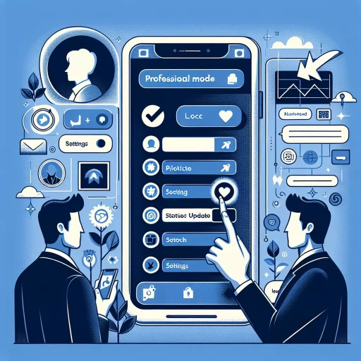 how to turn off professional mode on facebook