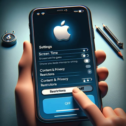 how to turn off restrictions on iphone