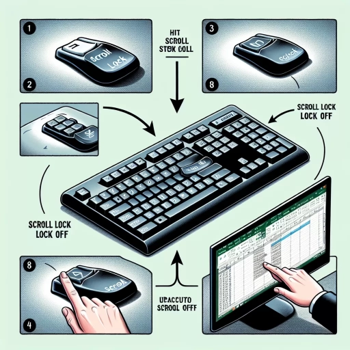 how to turn off scroll lock in excel