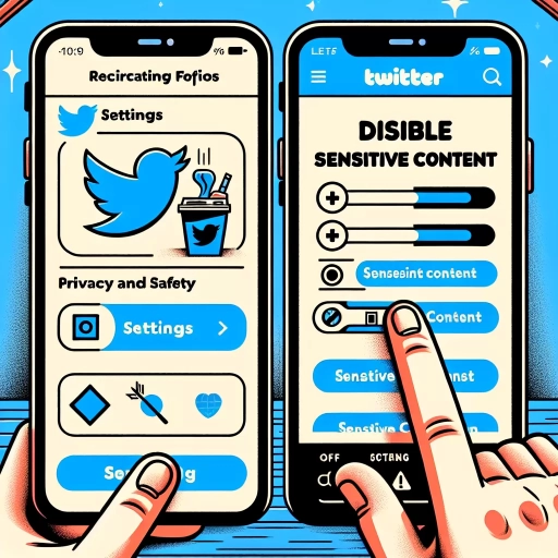 how to turn off sensitive content on twitter