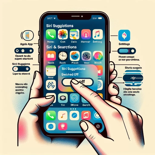 how to turn off siri suggestion