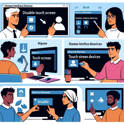 how to turn off touch screen