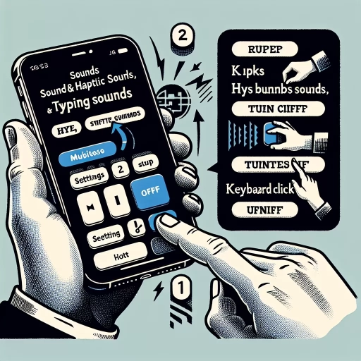 how to turn off typing sound on iphone