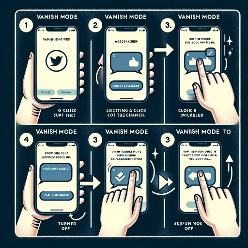 how to turn off vanish mode on instagram