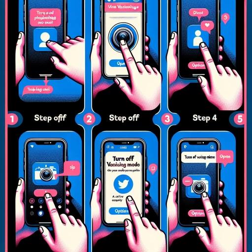how to turn off vanishing mode in instagram
