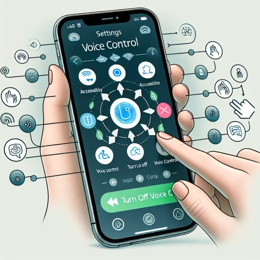 how to turn off voice control on iphone