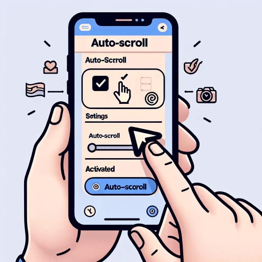how to turn on auto scroll tiktok
