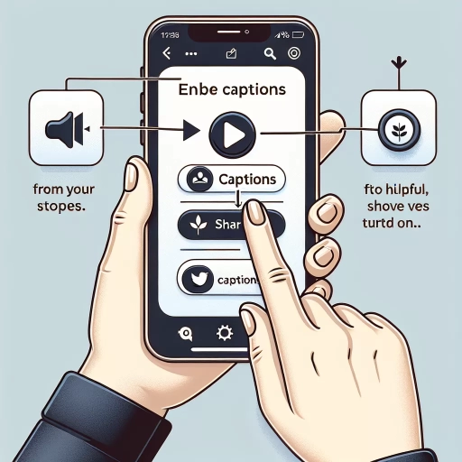 how to turn on captions on tiktok