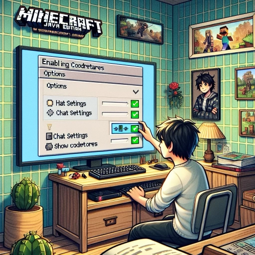 how to turn on coordinates in minecraft java