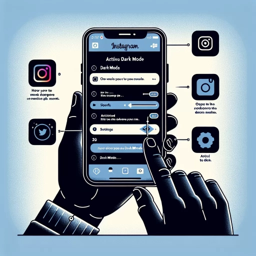 how to turn on dark mode on instagram