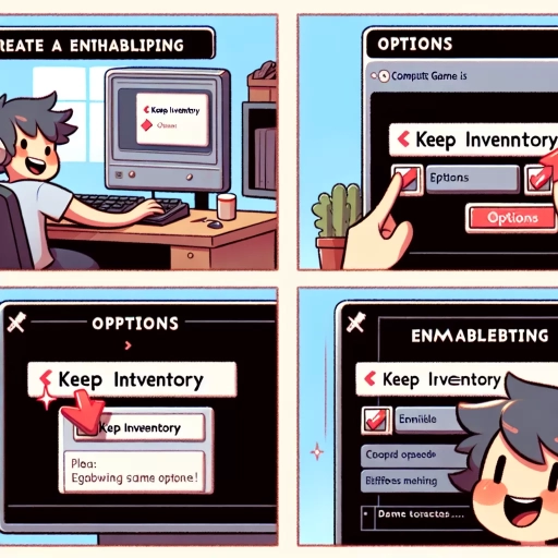 how to turn on keep inventory