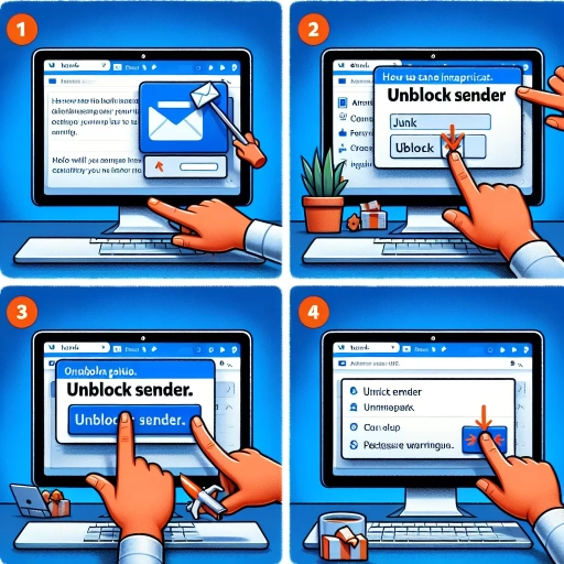 how to unblock email in outlook
