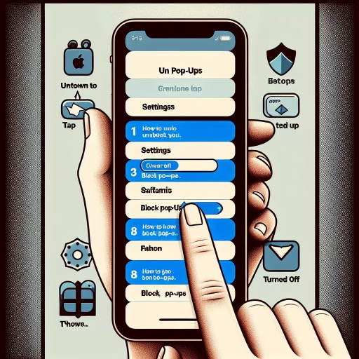 how to unblock pop ups on iphone