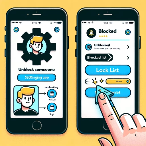 how to unblock someone on snap