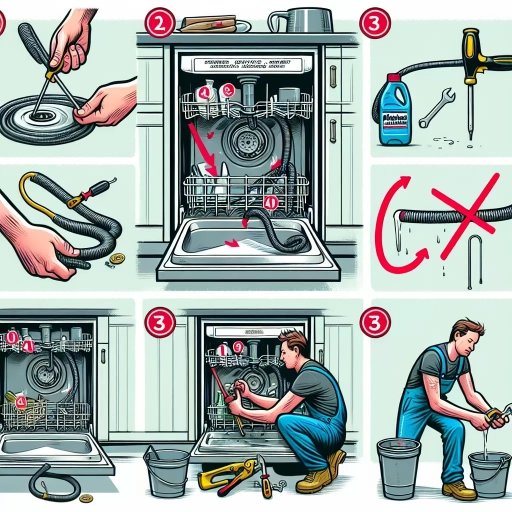 how to unclog a dishwasher