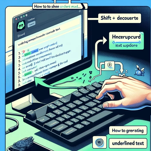 how to underline in discord