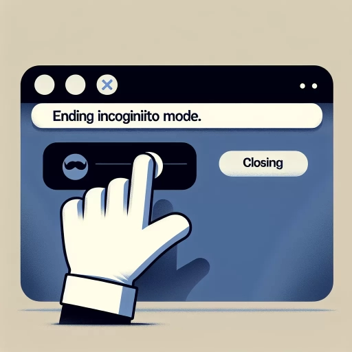 how to undo incognito