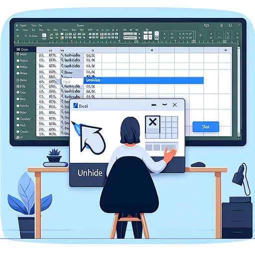 how to unhide multiple rows in excel