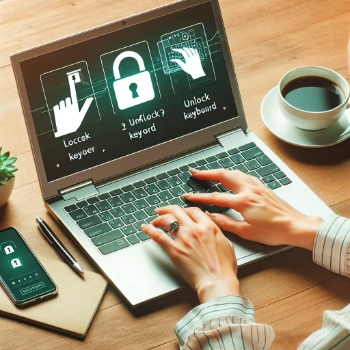how to unlock keyboard on laptop