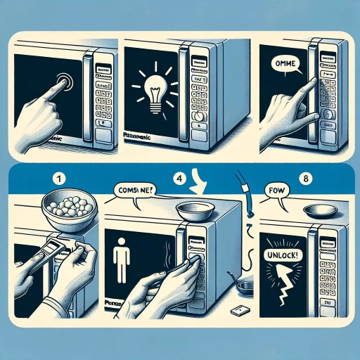 how to unlock microwave panasonic
