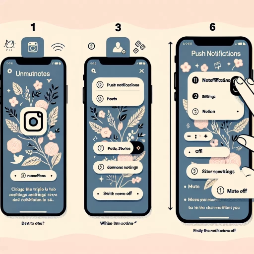 how to unmute notes on instagram