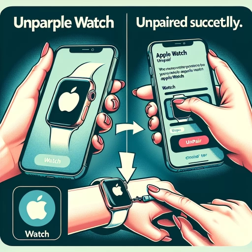 how to unpair an apple watch
