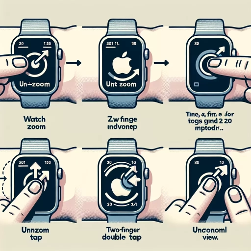 how to unzoom apple watch