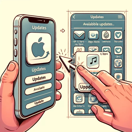 how to update an app on iphone