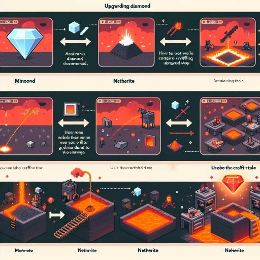 how to upgrade diamond to netherite