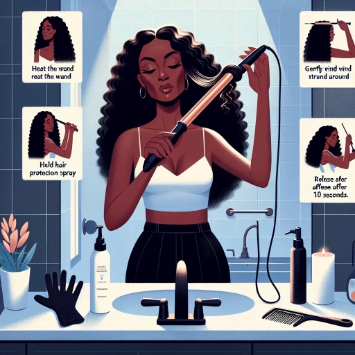 how to use a curling wand