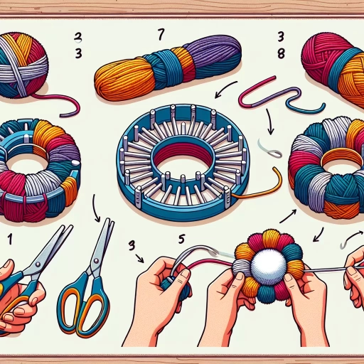 how to use a pom pom maker