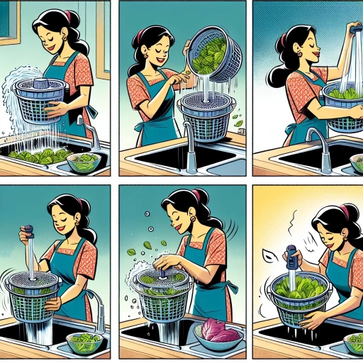 how to use a salad spinner