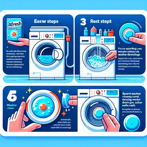 how to use affresh washer cleaner