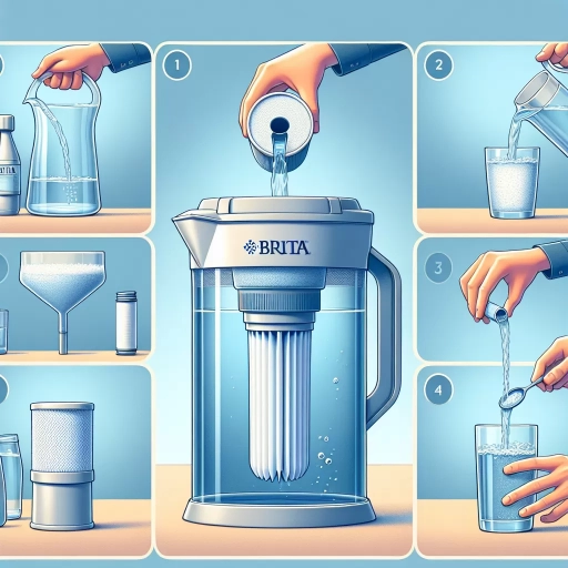 how to use brita water filter