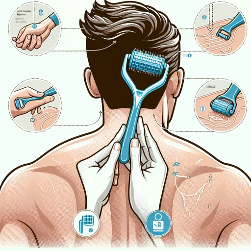 how to use derma roller for hair