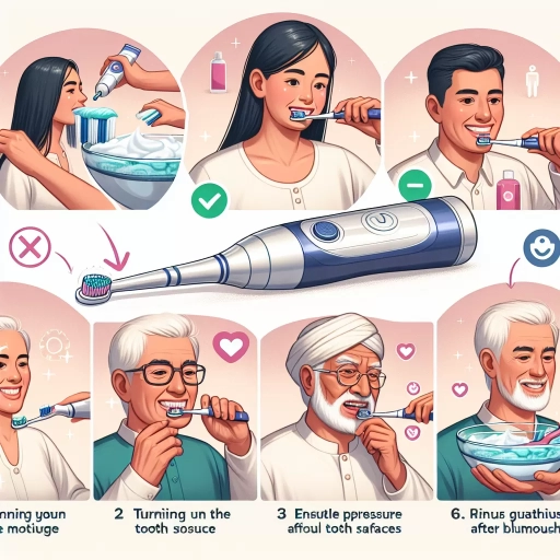 how to use electric toothbrush