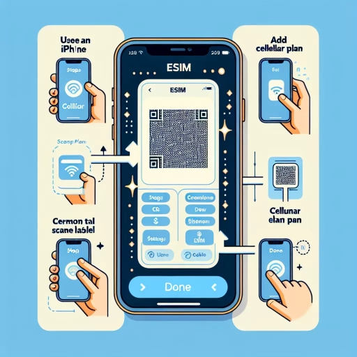 how to use esim on iphone