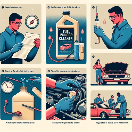 how to use fuel injector cleaner
