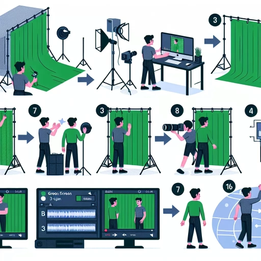how to use green screen