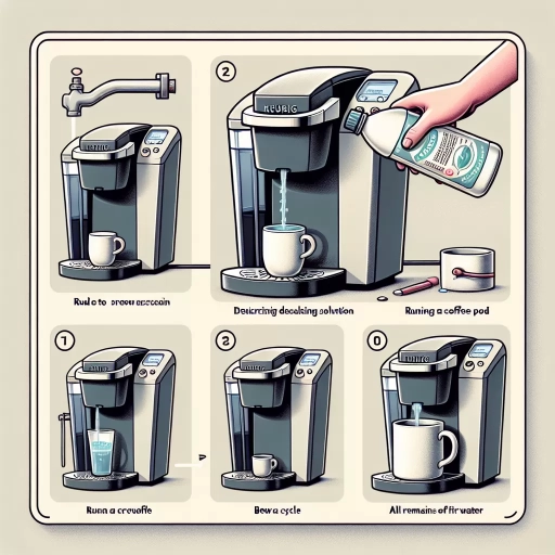 how to use keurig descaling solution