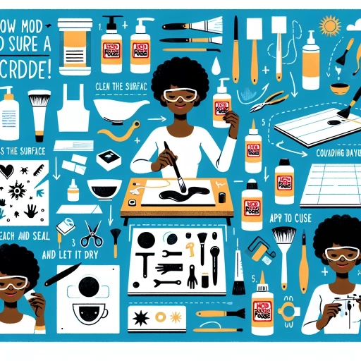 how to use mod podge