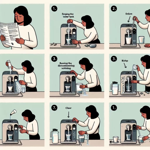 how to use nespresso descaling kit