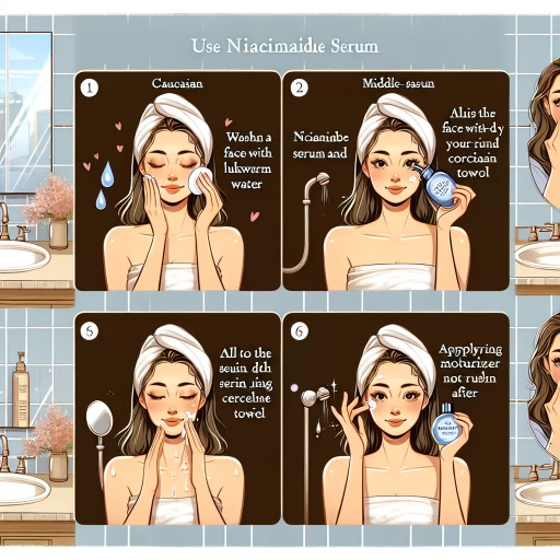 how to use niacinamide serum
