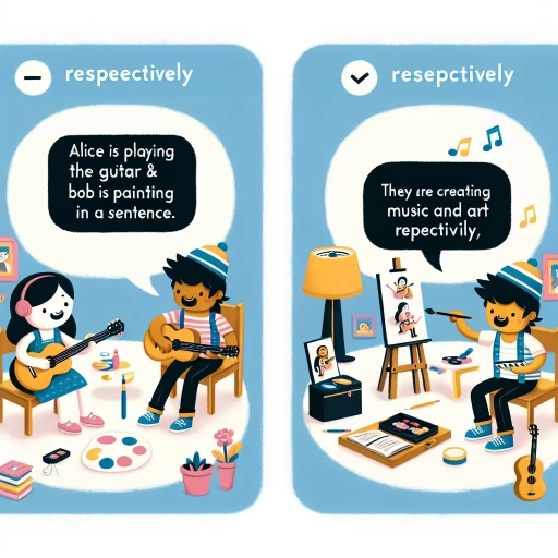 how to use respectively in a sentence