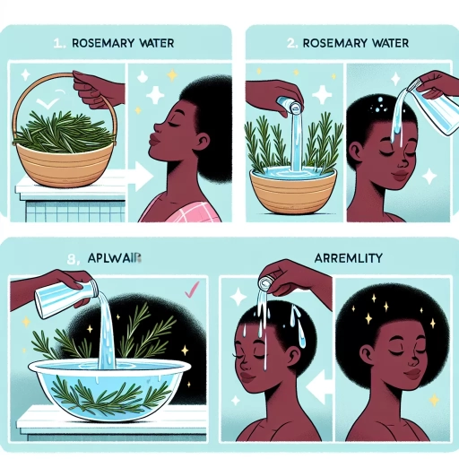 how to use rosemary water for hair