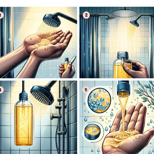 how to use shower oil