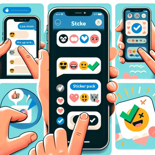 how to use stickers on iphone