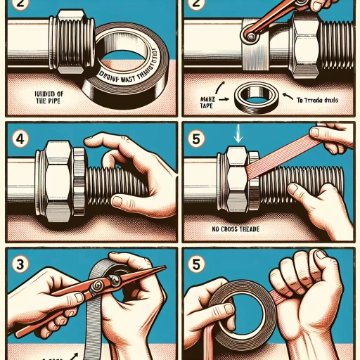 how to use teflon tape