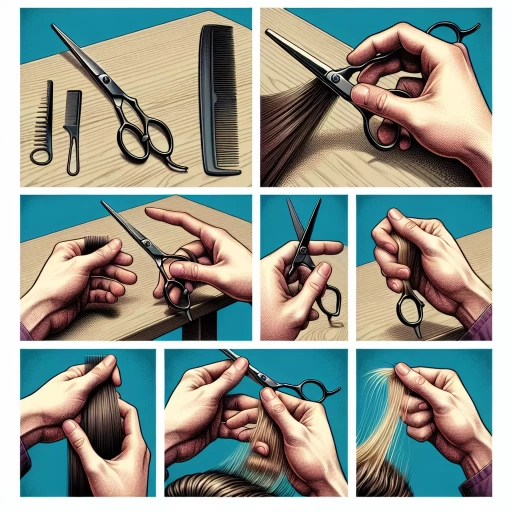 how to use thinning scissors