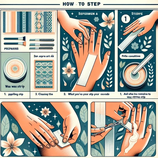 how to use wax strips